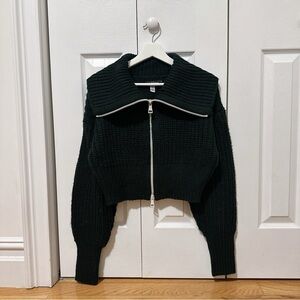 Urban Outfitters knit zip sweater